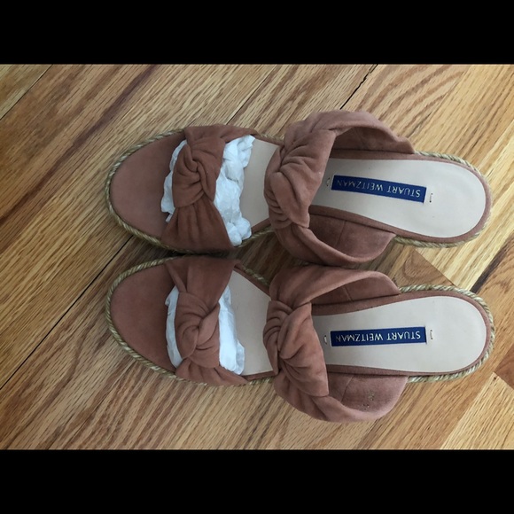 NWT Stuart Weitzman Sarina Wedge Sandal - Picture 3 of 7